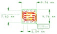 10pcs SOIC-4 to DIP-4, TSSOP SSOP SOIC  SMD to 2.54mm pitch IC adapter